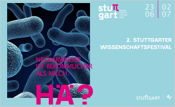 Plakat vom Wissenschaftsfestival 2022 in Stuttgart