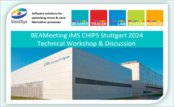 GenISys BEAMeeting IMS CHIPS Stuttgart 2024
