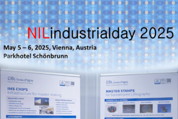 Stand von IMS CHIPS beim NIL-Industrial Day: Bild, das den Messestand von IMS CHIPS während des NIL-Industrial Day Events zeigt, mit Fokus auf ihre Präsentation und Innovationen.