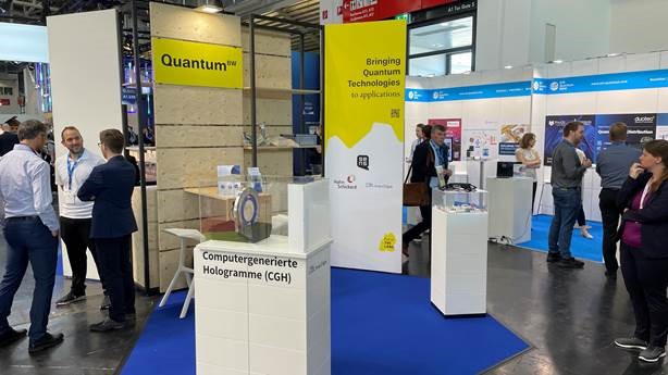 2. Der Messestand von IMS CHIPS auf der World of Quantum 2025 in München – Teil des Gemeinschaftsstands von Quantum BW.