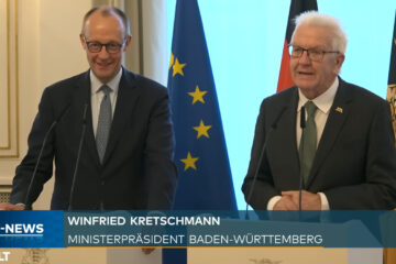 Bundeskanzler Merz und Ministerpräsident Kretschmann